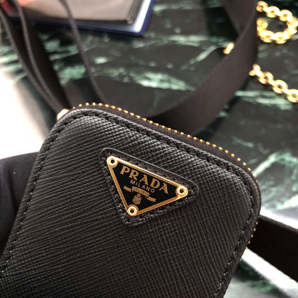 Prada Nylon Hobo Bag Three-in-One
