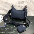 Prada Nylon Hobo Bag Three-in-One