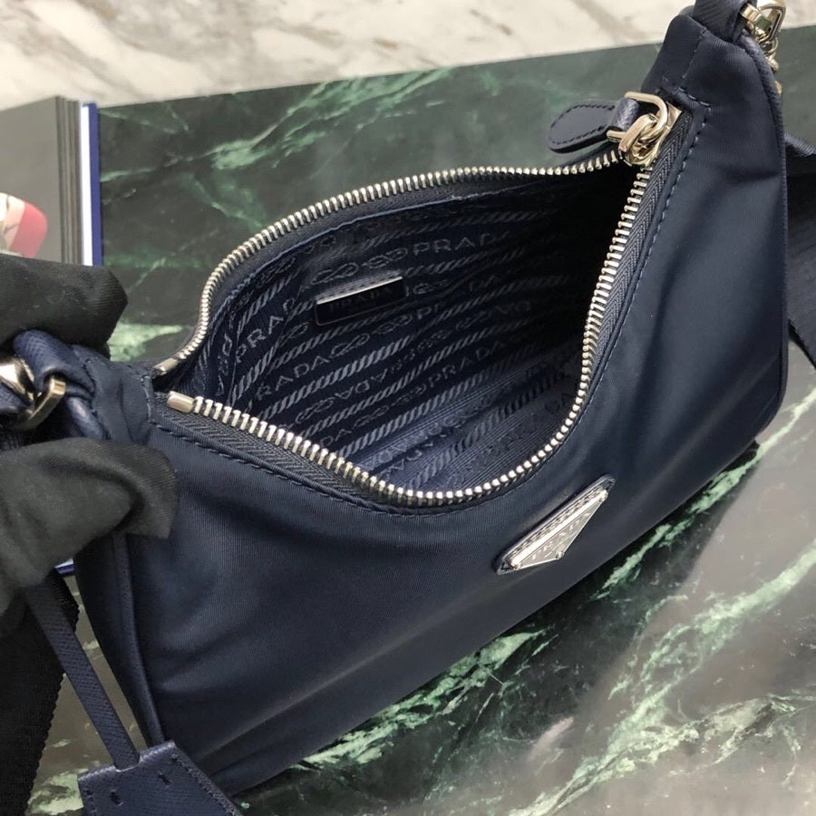 Prada Nylon Hobo Bag Three-in-One