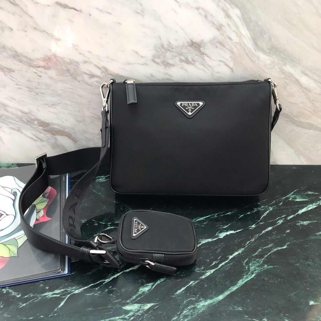 Prada Three-in-One Nylon Shoulder Bag