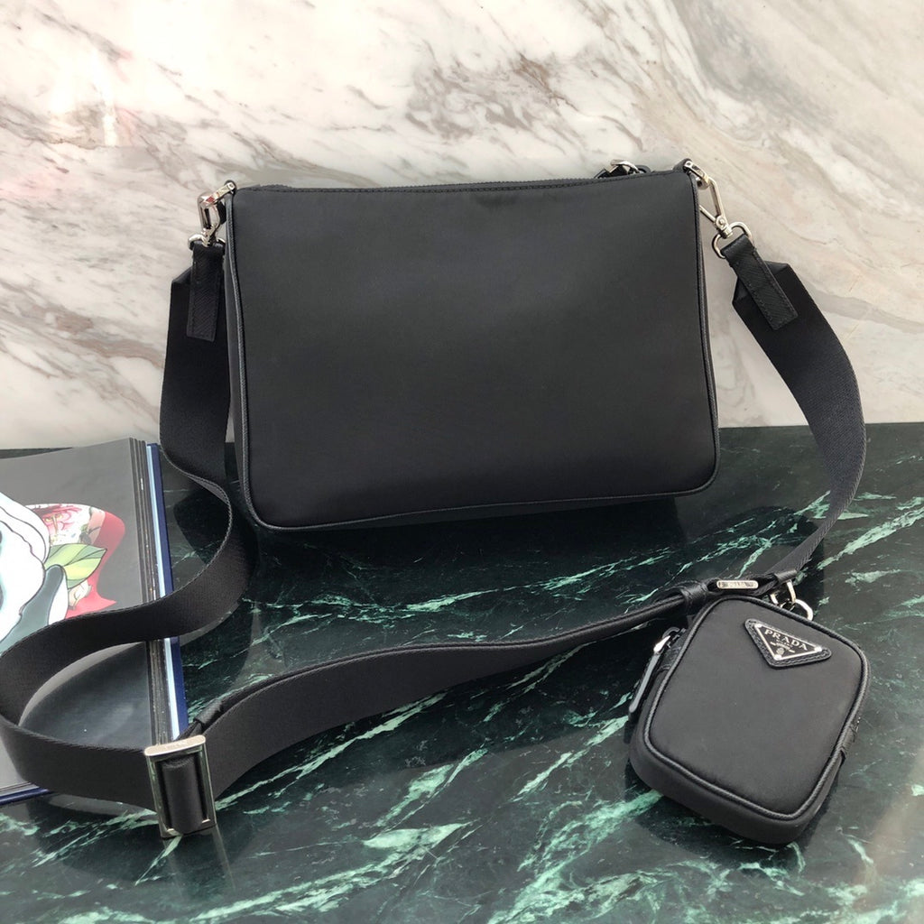 Prada Three-in-One Nylon Shoulder Bag