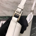 Prada Leather Hobo Shoulder Bag