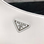 Prada Leather Hobo Shoulder Bag
