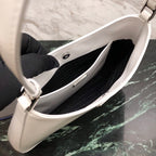Prada Leather Hobo Shoulder Bag