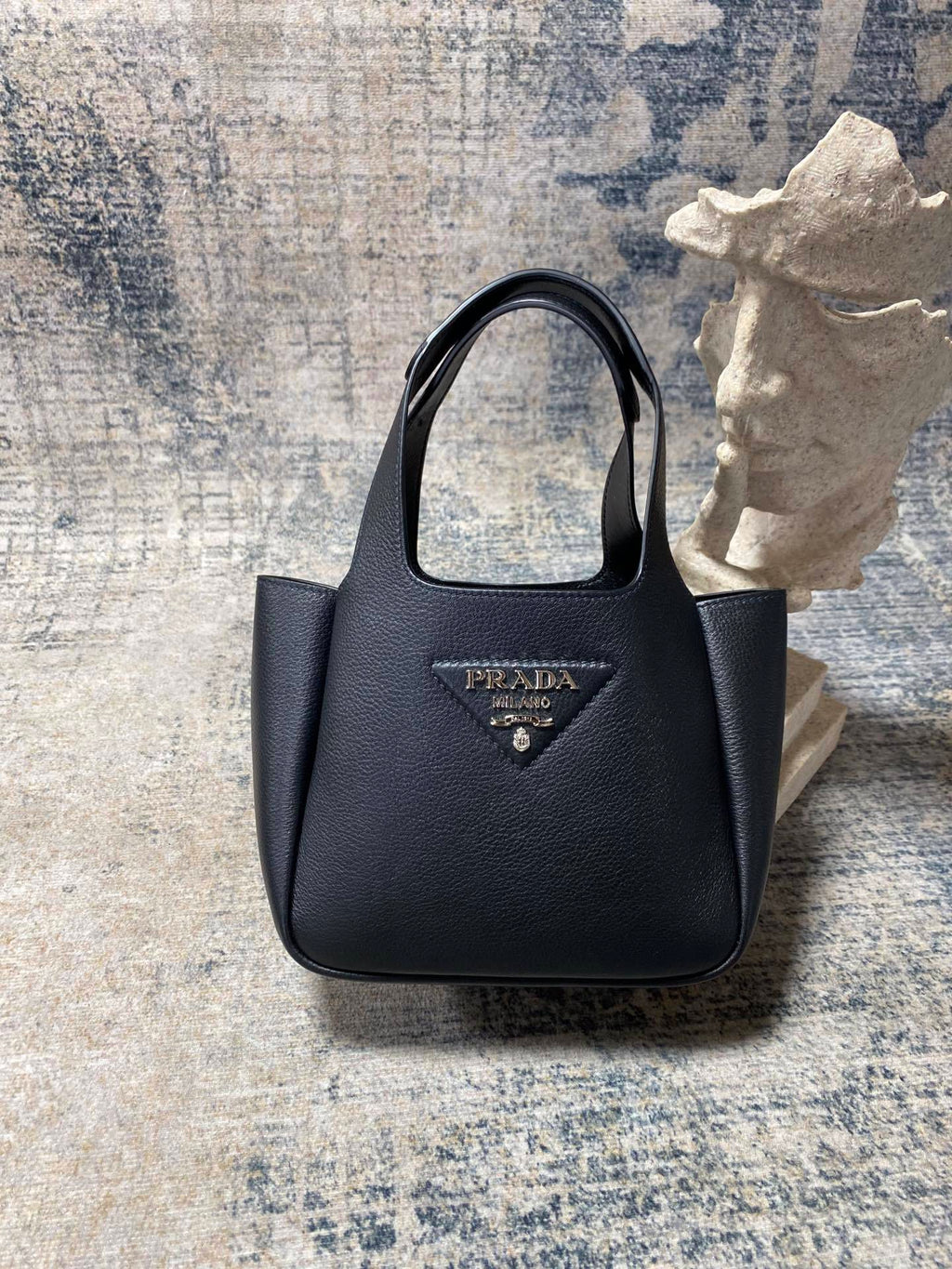 Prada Mini Leather Tote Bag
