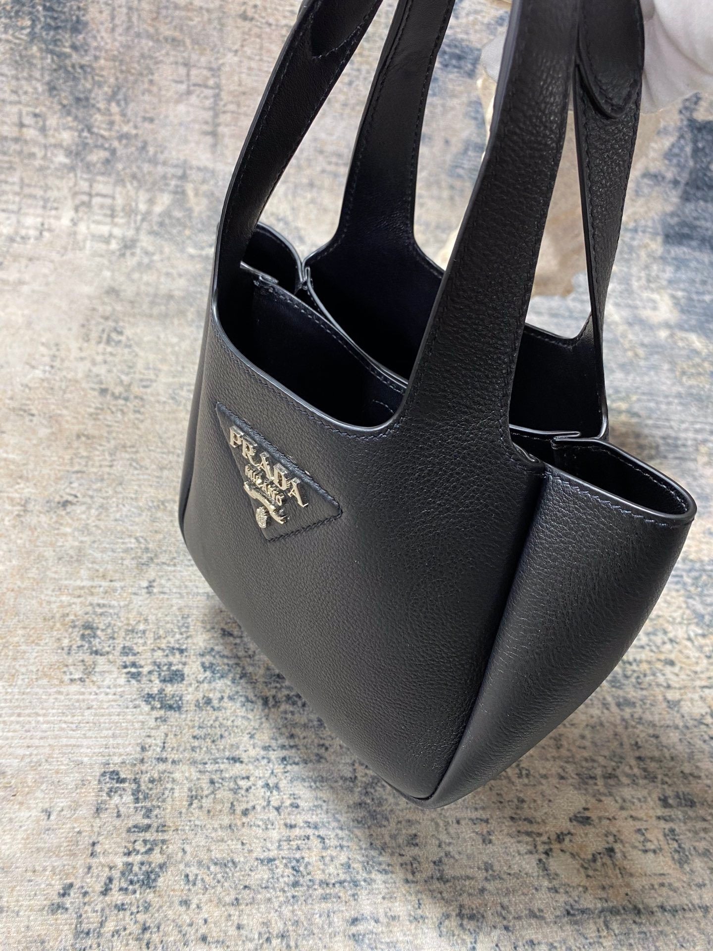 Prada Mini Leather Tote Bag