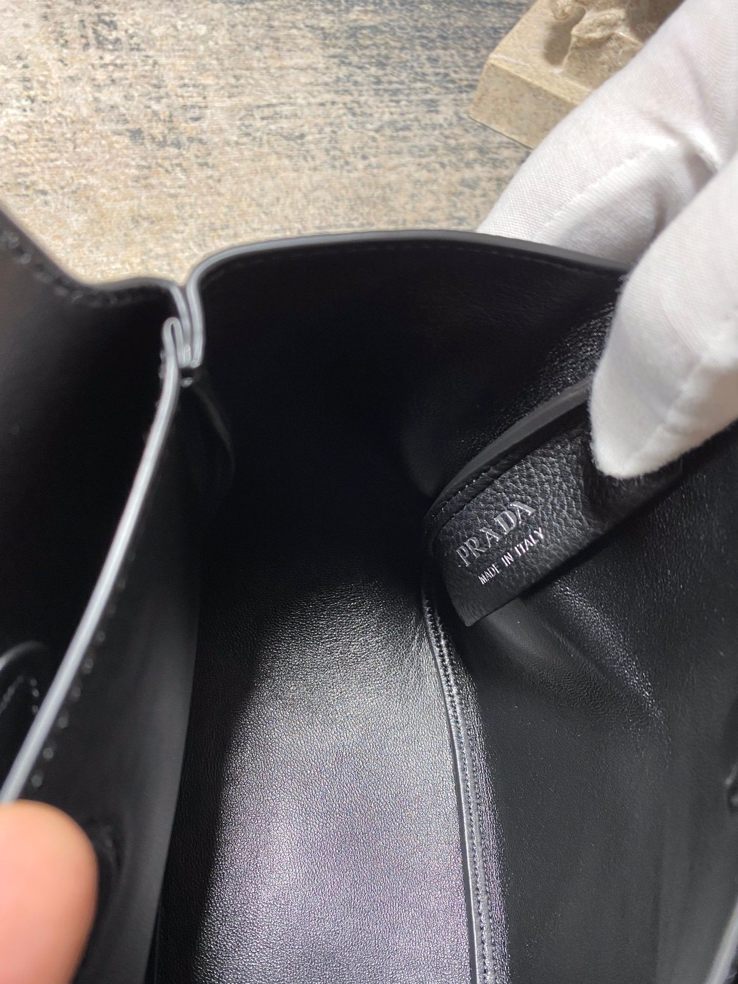 Prada Mini Leather Tote Bag
