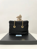 Prada Vintage Quilted Chain Hobo Bag