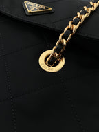 Prada Vintage Quilted Chain Hobo Bag