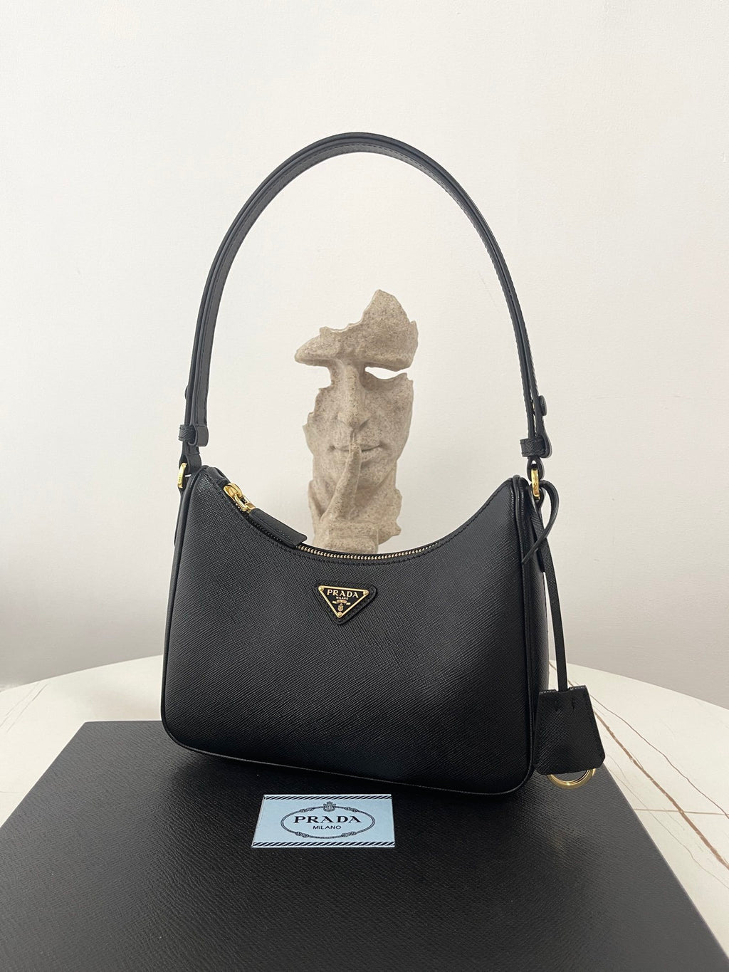 Prada Leather Hobo Bag
