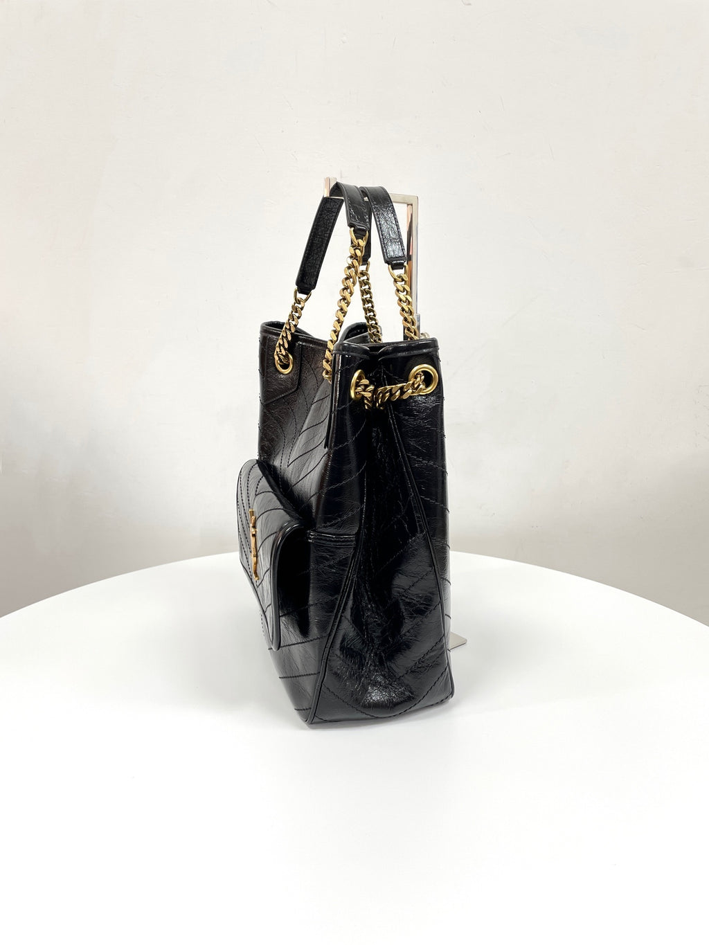 YSL Yves Saint Laurent NIKI Messenger Tote Bag