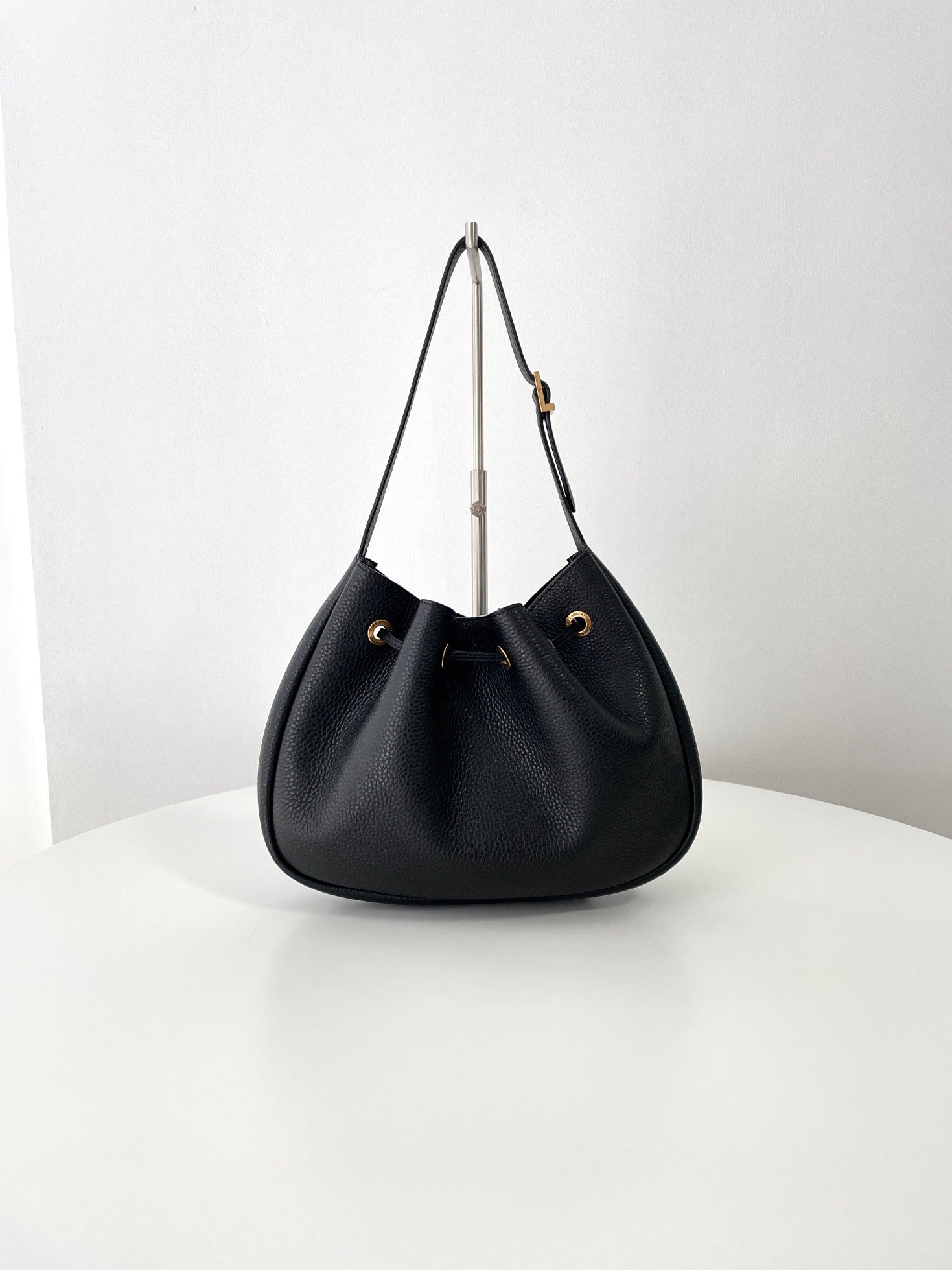 YSL Yves Saint Laurent Paris VII Drawstring Bag