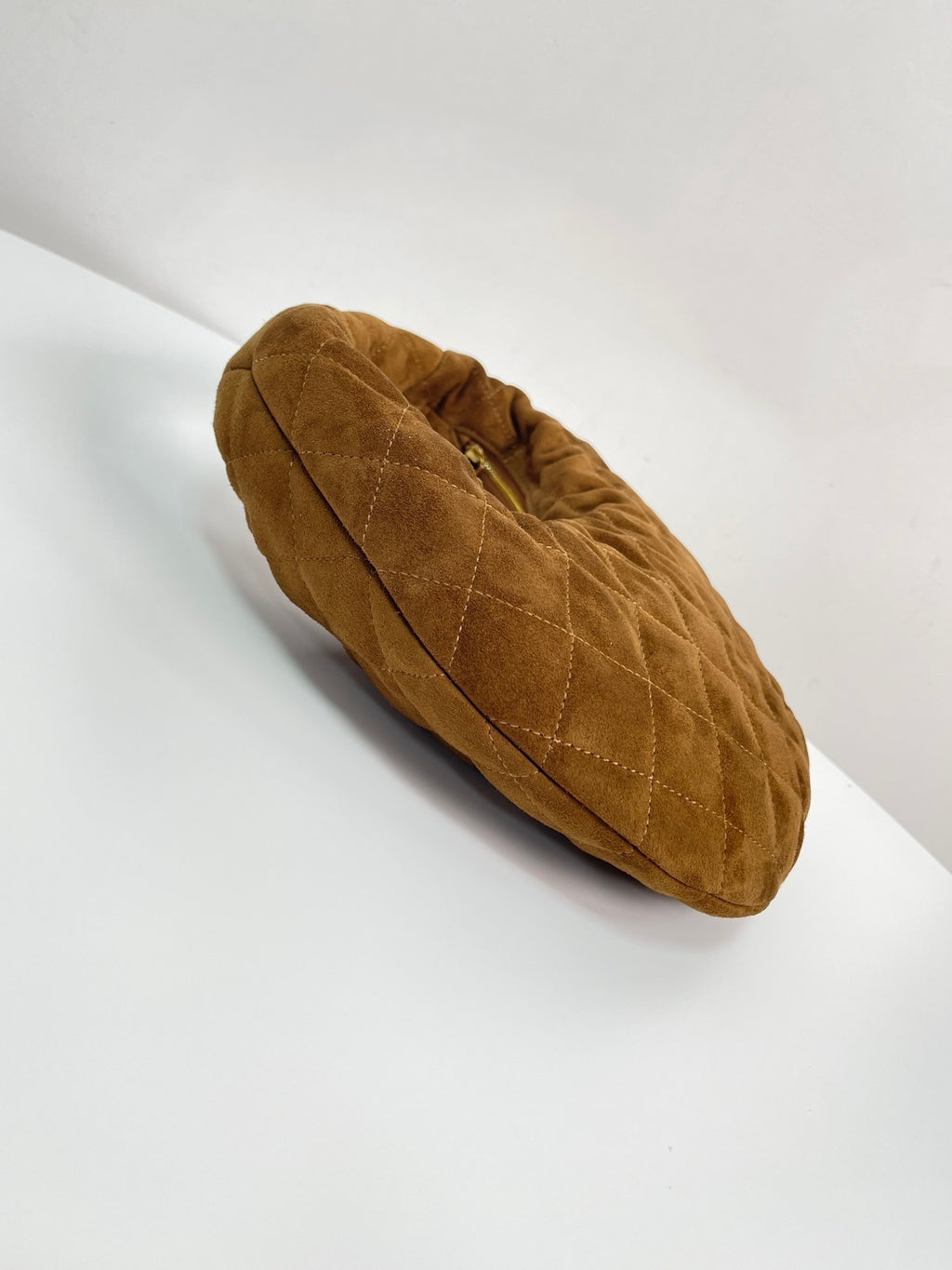 YSL Yves Saint Laurent Icarino Quilted Suede Bag