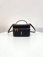 YSL Yves Saint Laurent GABY Large Zip Vanity Bag