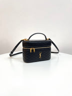 YSL Yves Saint Laurent GABY Large Zip Vanity Bag