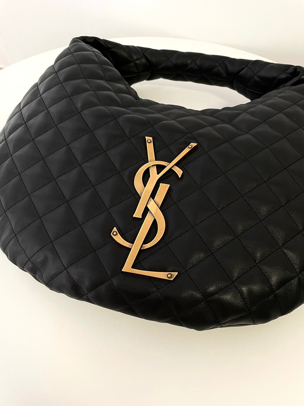 YSL Yves Saint Laurent Icarino Quilted Bag Large