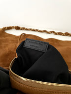 YSL Yves Saint Laurent Suede Large Shoulder Bag