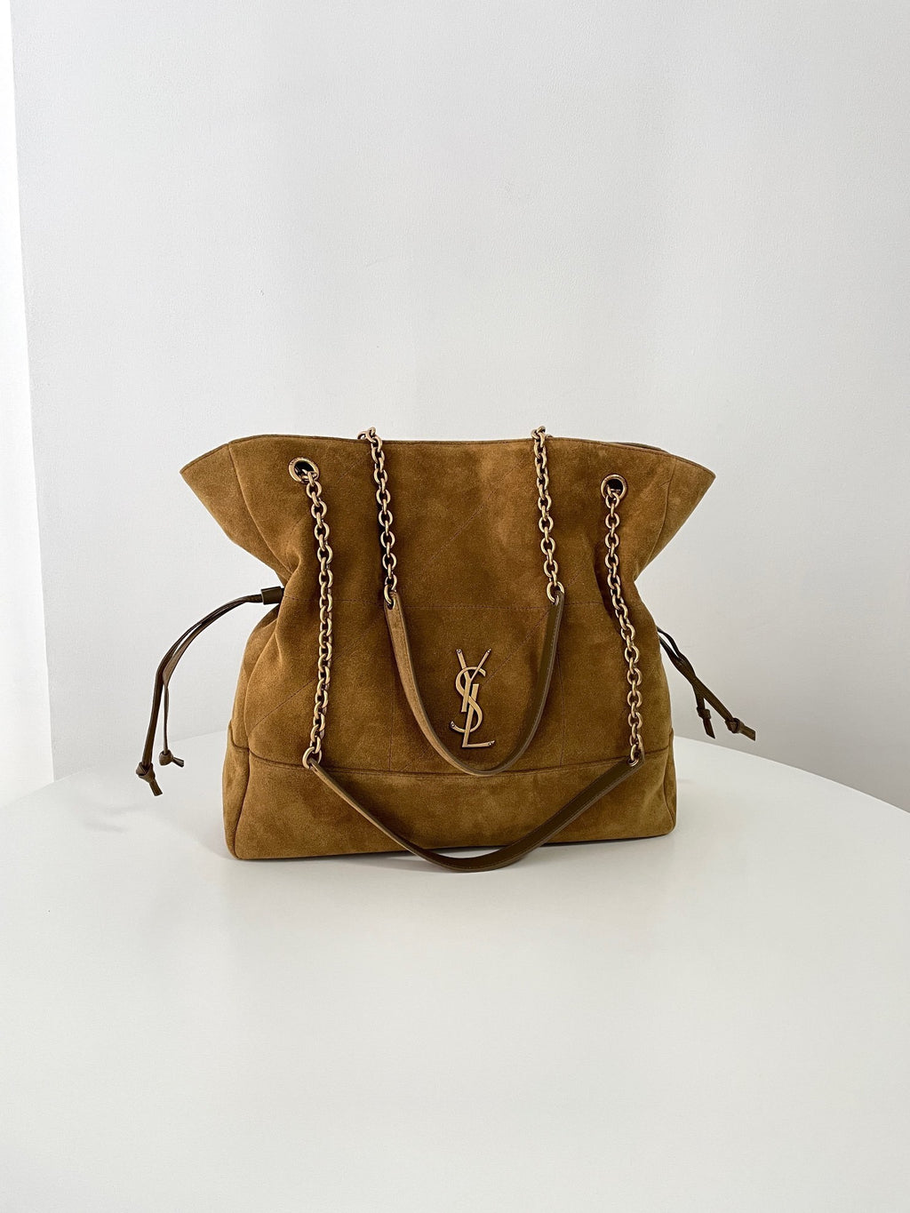YSL Yves Saint Laurent Jamie 4.3 Pochon Shoulder Bag Suede
