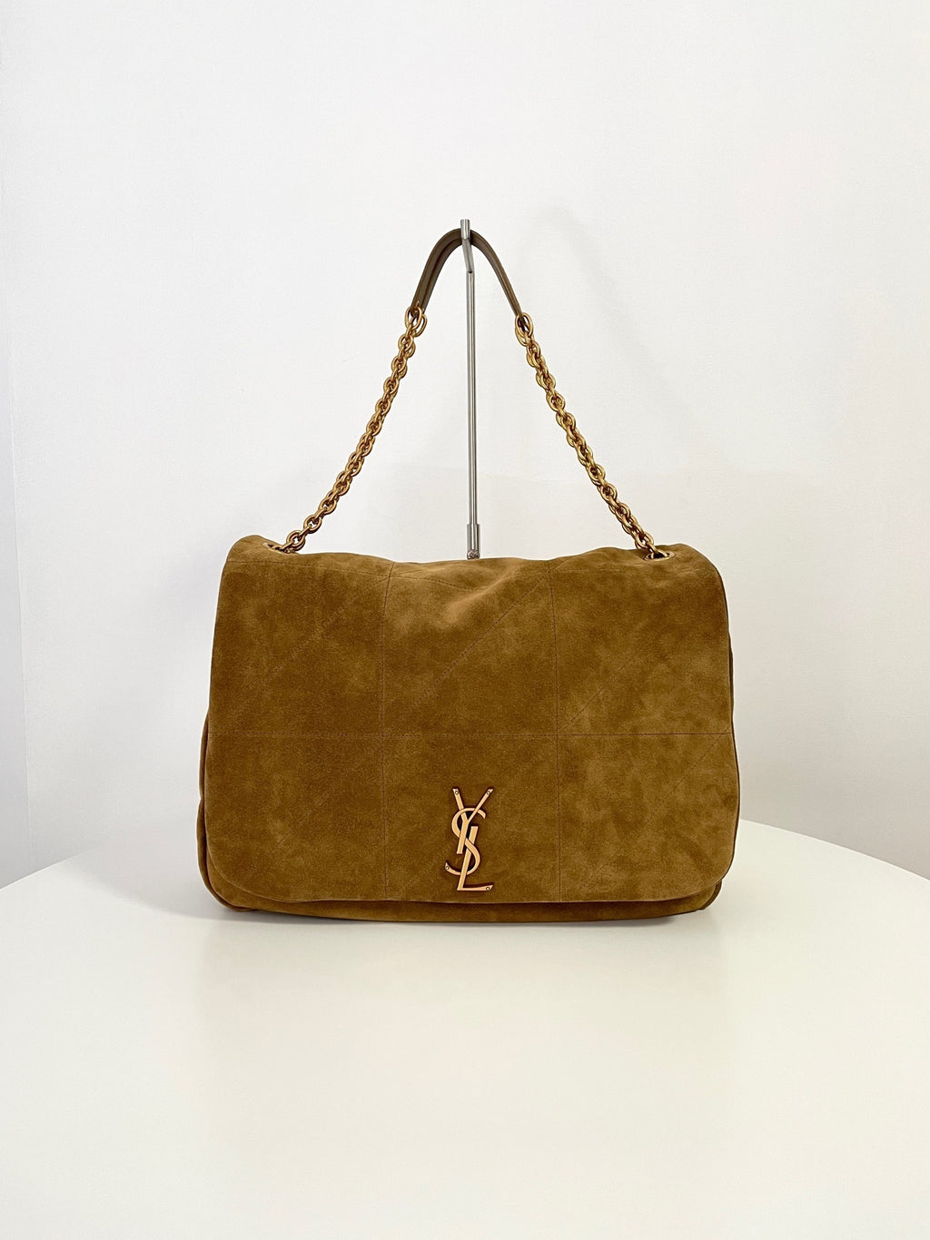 YSL Yves Saint Laurent JAMIE 4.3 Flap Shoulder Bag Suede