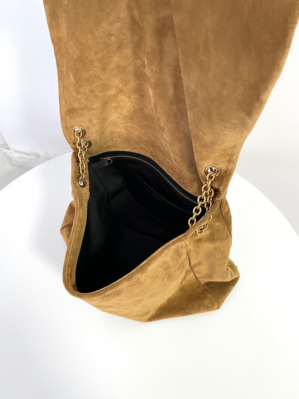 YSL Yves Saint Laurent JAMIE 4.3 Flap Shoulder Bag Suede