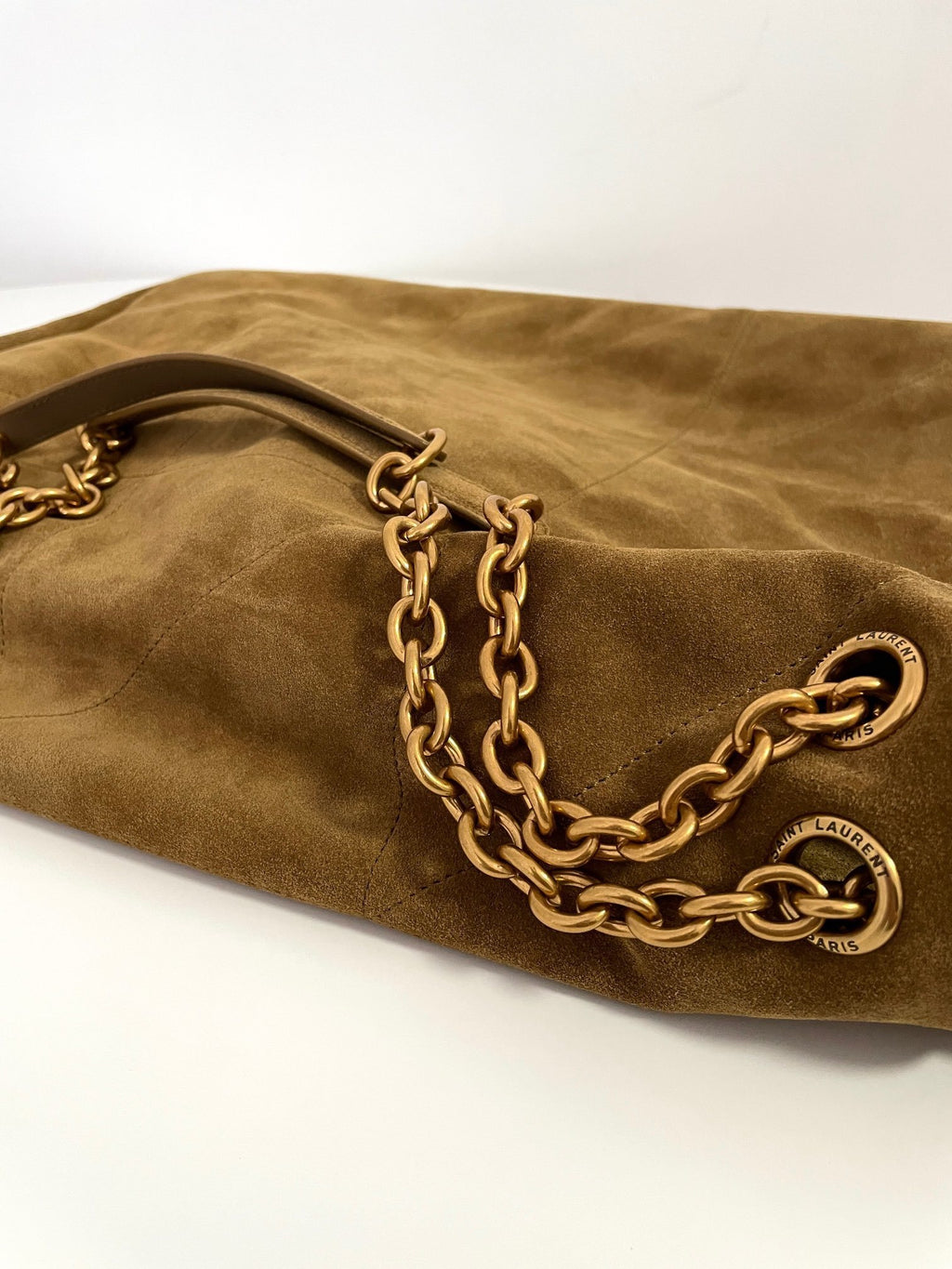 YSL Yves Saint Laurent JAMIE 4.3 Flap Shoulder Bag Suede
