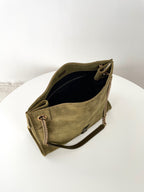 YSL Yves Saint Laurent NIKI Shopping Bag Suede