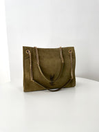 YSL Yves Saint Laurent NIKI Shopping Bag Suede