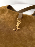 YSL Yves Saint Laurent BEA Tote Bag Suede