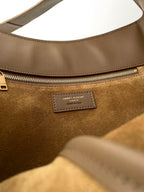YSL Yves Saint Laurent BEA Tote Bag Suede