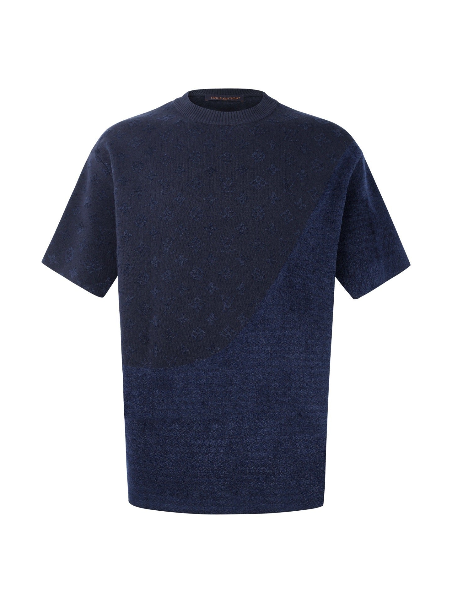 Louis Vuitton 25SS Jacquard Short-Sleeved Crew Neck T-Shirt