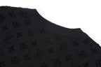 Louis Vuitton 25SS Jacquard Short-Sleeved Crew Neck T-Shirt