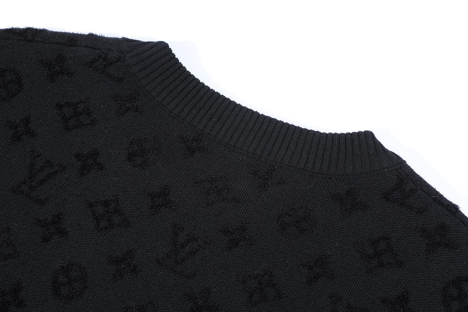 Louis Vuitton 25SS Jacquard Short-Sleeved Crew Neck T-Shirt