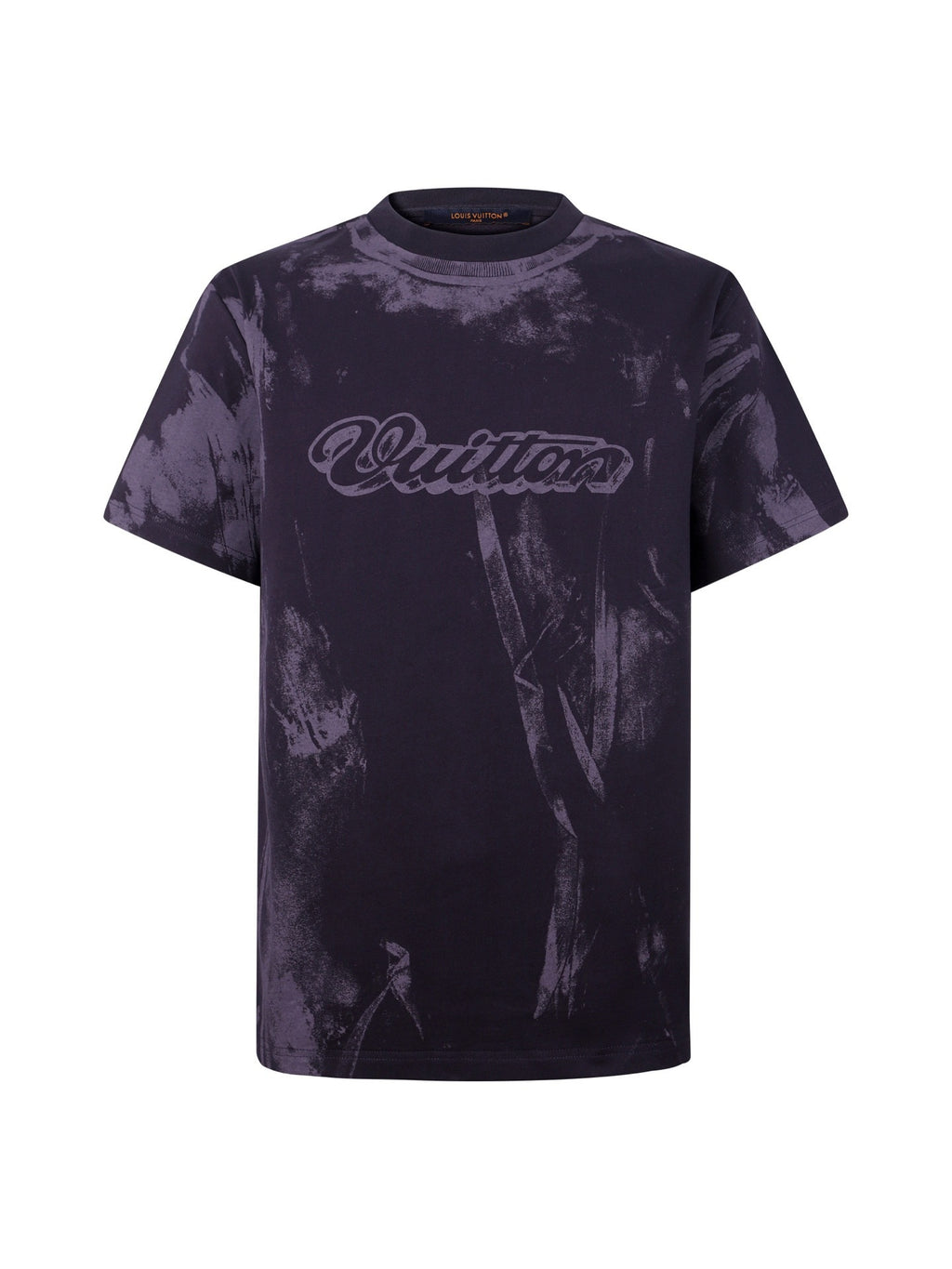 Louis Vuitton 26SS Overlapping Print Crew Neck Illusion Print Short-Sleeve T-Shirt