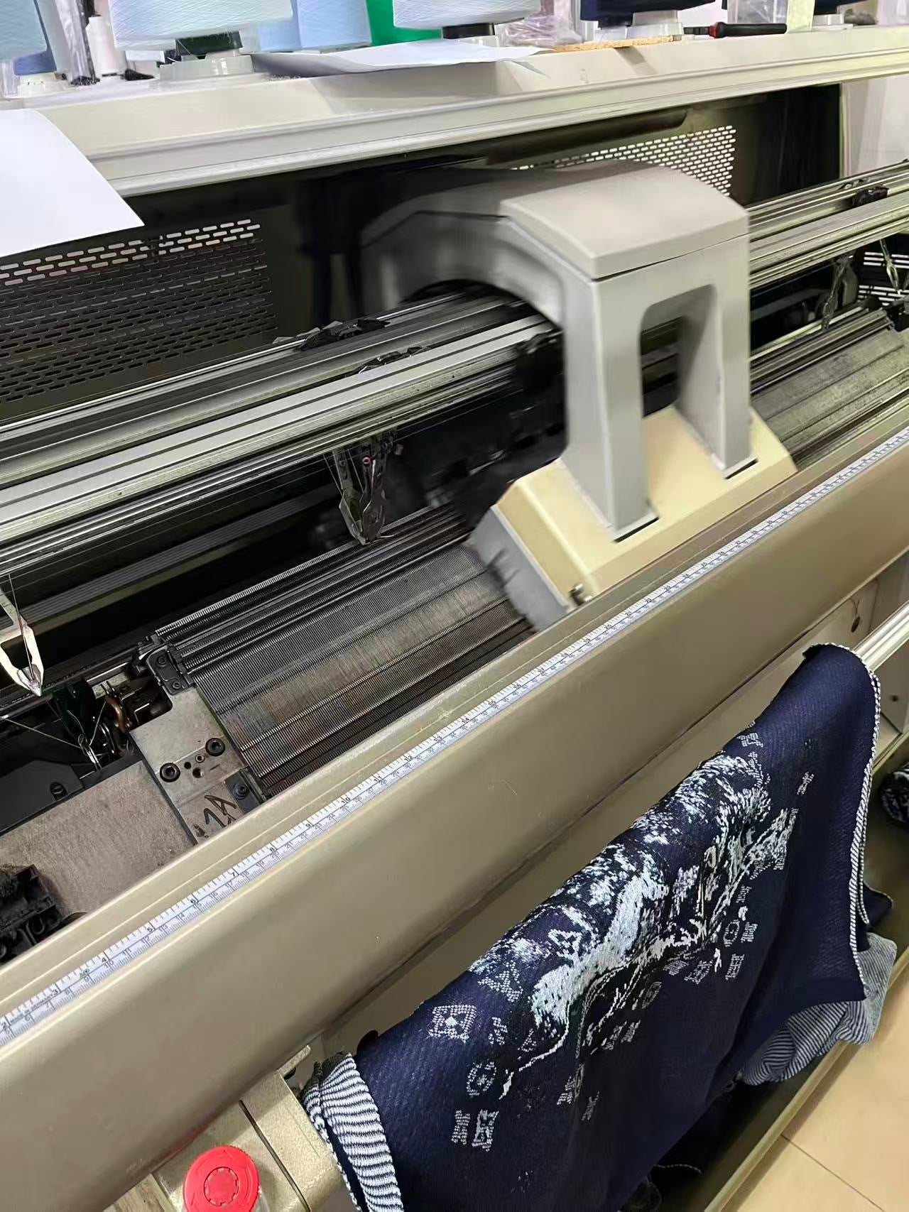 Louis Vuitton 26SS Wool Jacquard Pattern Crew Neck Short-Sleeve T-Shirt