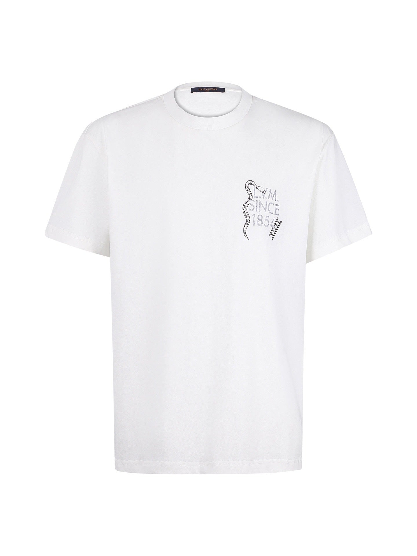 Louis Vuitton 26SS Crew Neck Pullover T-Shirt with Plastisol Print