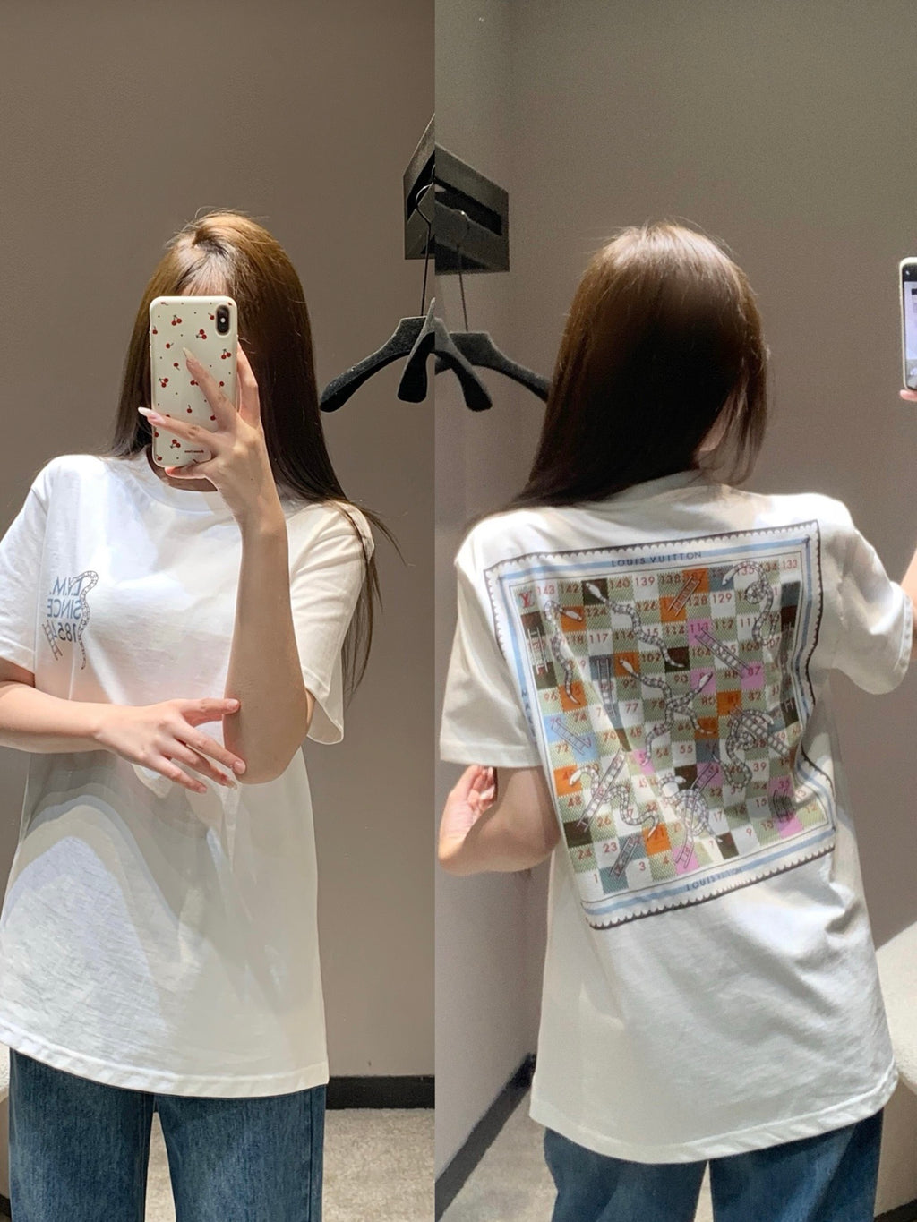 Louis Vuitton 26SS Crew Neck Pullover T-Shirt with Plastisol Print