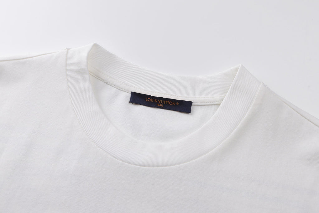 Louis Vuitton 26SS Crew Neck Pullover T-Shirt with Plastisol Print