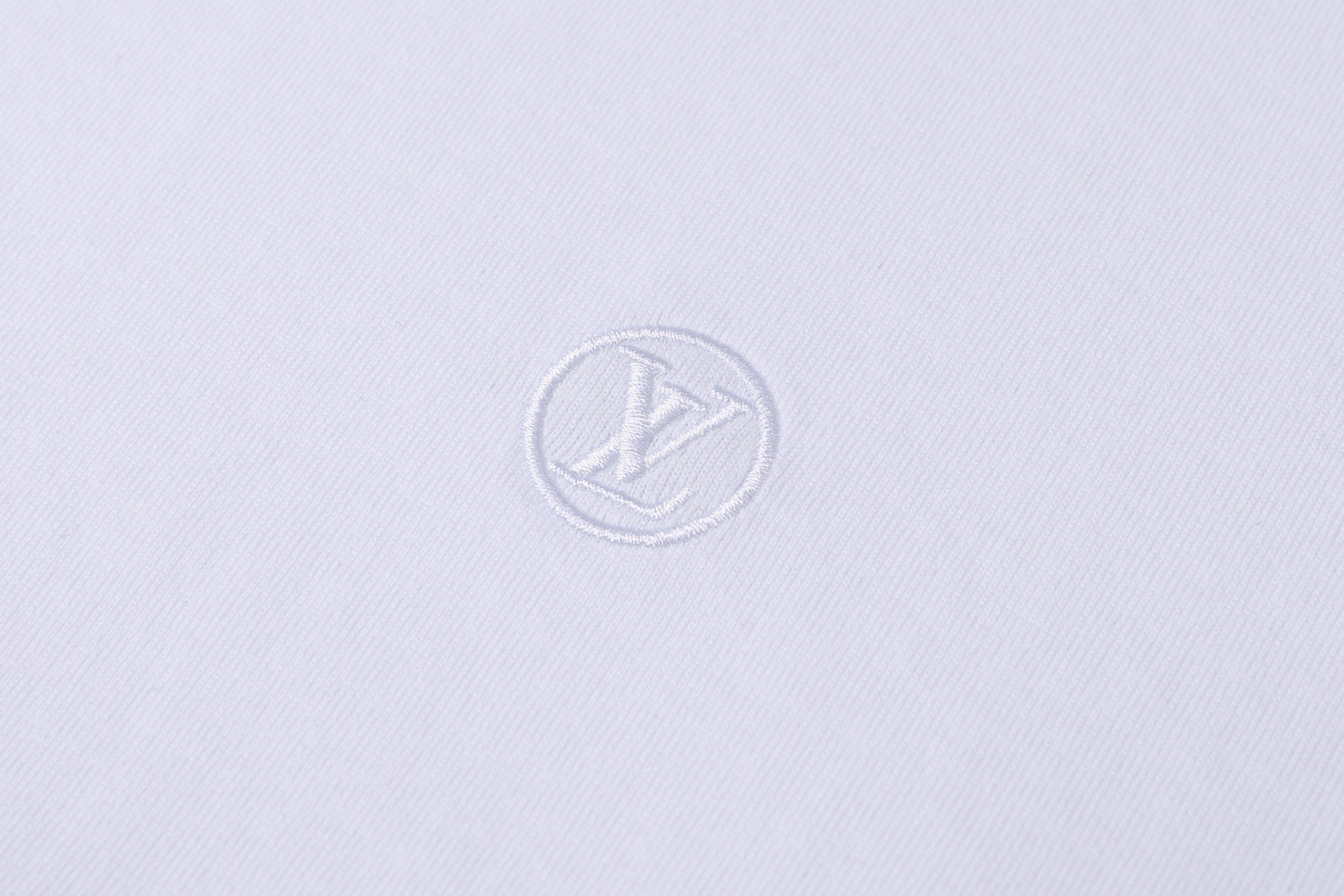 Louis Vuitton Classic Logo Pure Cotton Short-Sleeve T-Shirt