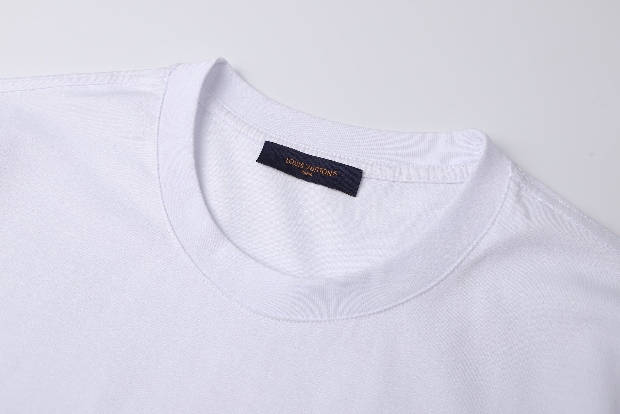 Louis Vuitton Classic Logo Pure Cotton Short-Sleeve T-Shirt
