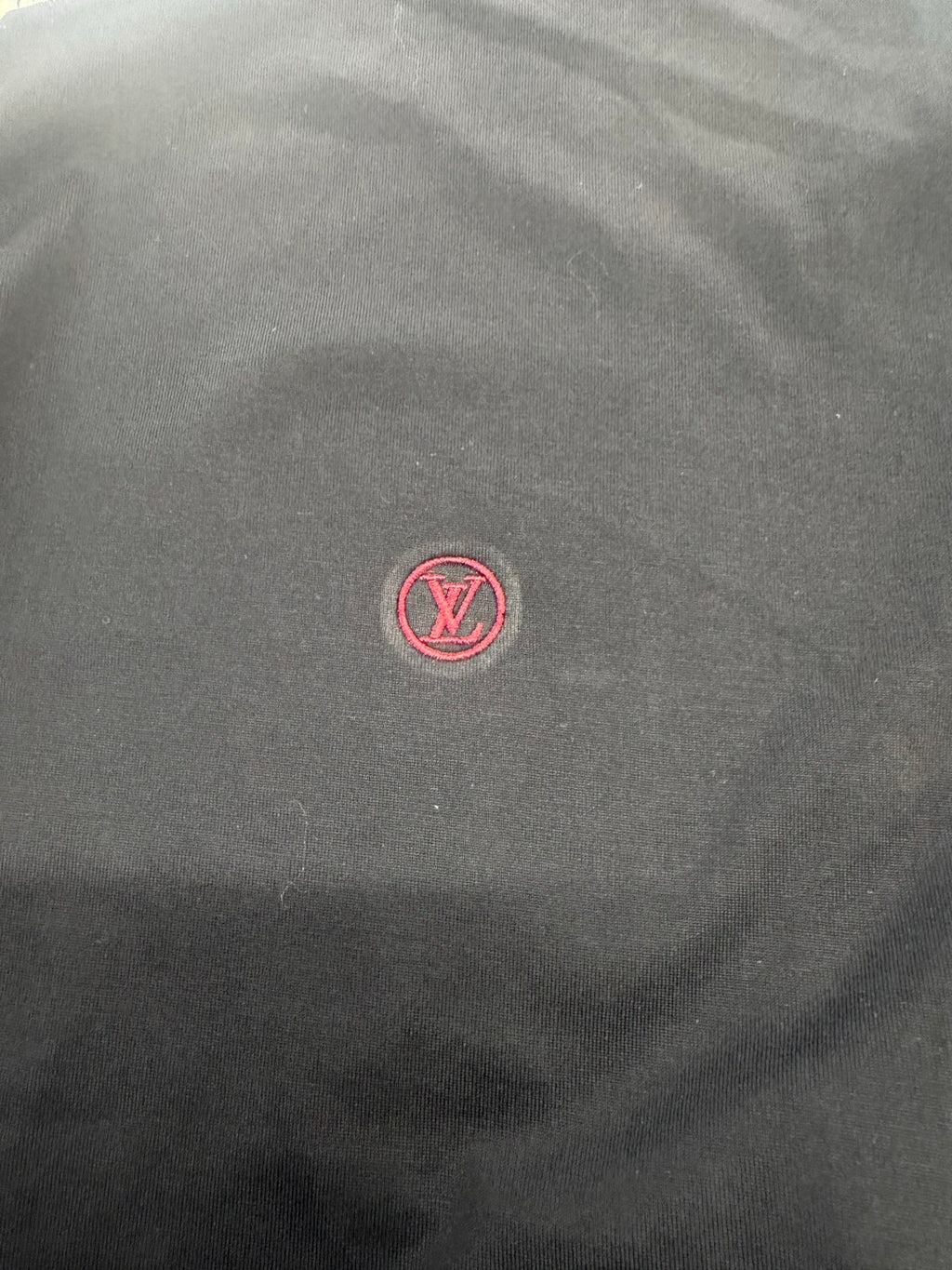 Louis Vuitton Classic Logo Pure Cotton Short-Sleeve T-Shirt