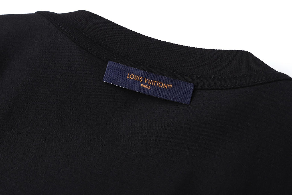 Louis Vuitton Classic Logo Pure Cotton Short-Sleeve T-Shirt