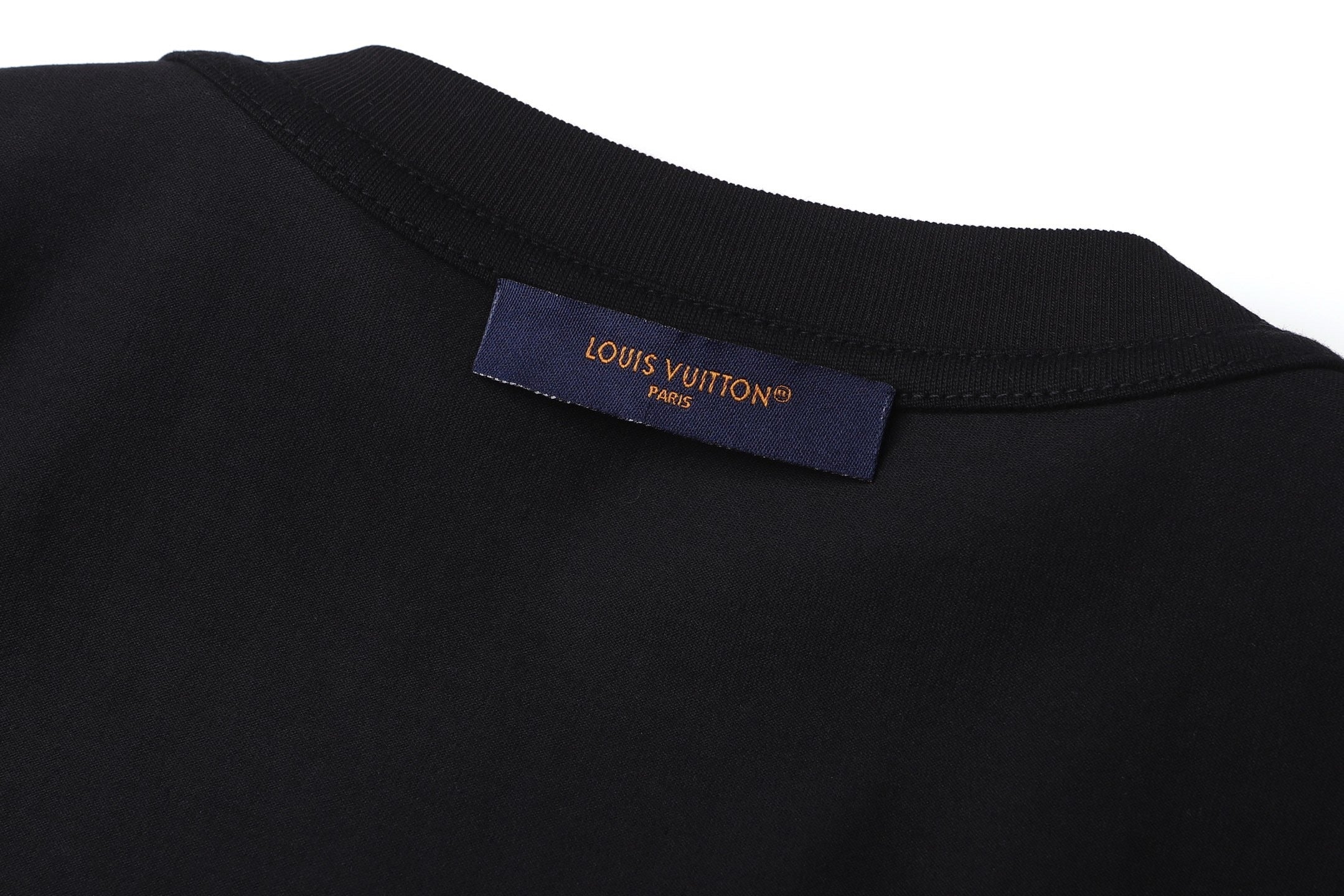 Louis Vuitton Classic Logo Pure Cotton Short-Sleeve T-Shirt