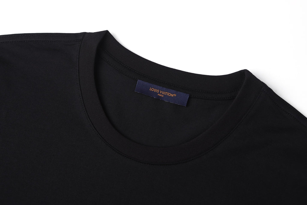 Louis Vuitton Classic Logo Pure Cotton Short-Sleeve T-Shirt