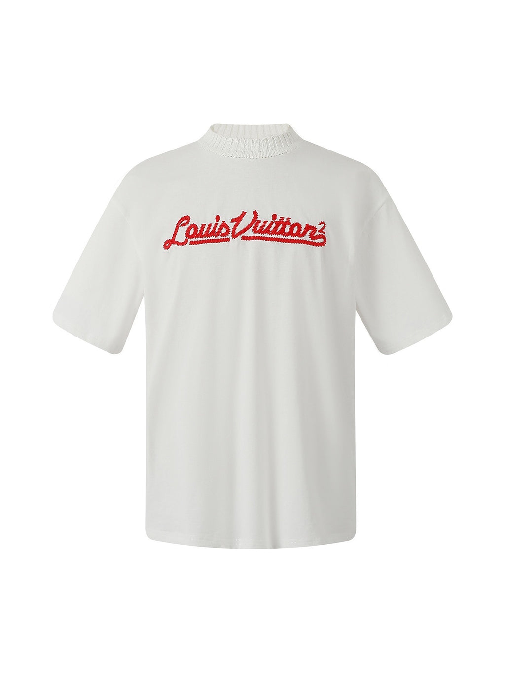 Louis Vuitton Classic Letter Embroidery Crew Neck Short-Sleeve T-Shirt