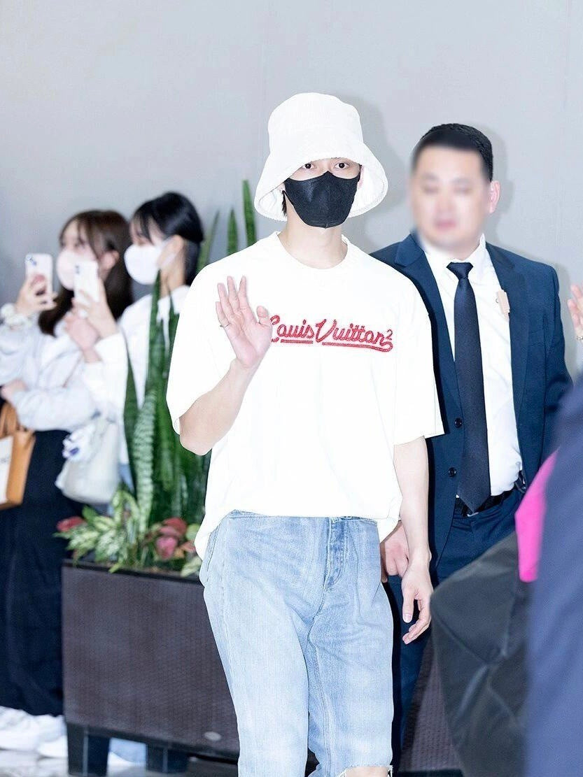 Louis Vuitton Classic Letter Embroidery Crew Neck Short-Sleeve T-Shirt