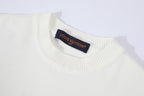 Louis Vuitton Solid Color Crew Neck Short-Sleeve T-Shirt with Chest Logo
