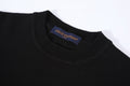 Louis Vuitton Solid Color Crew Neck Short Sleeve T-Shirt with Logo on Chest