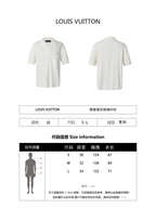 Louis Vuitton SS Logo Pattern Hollow-Out Short-Sleeve Shirt