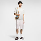 Louis Vuitton Rhinestone Knit Short-Sleeve T-Shirt