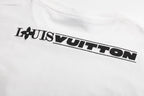 Louis Vuitton Embroidered Crew Neck Casual Short-Sleeve T-Shirt